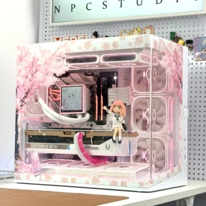 NPC Custom Designed Glass Stickers Computer Case Glass Acrylic Protective Films UV Engraving Gaming Computer Cases & Towers