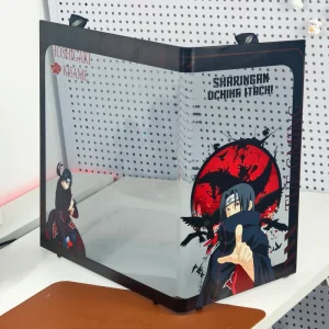 NPC Custom Designed Glass Stickers Itachi Uchiha Protective Film Suitable for Glass Acrylic Gaming Computer Cases & Towers