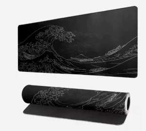 Natural Rubber Gaming Mouse Pad Waterproof Cartoon Scratch-Proof Large Desk Pad Custom Minimalist Design