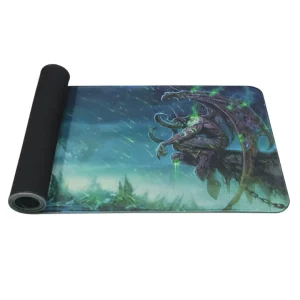 Natural Rubber Heated Custom Printed Microfiber Non-Slip Gaming Mouse Pad