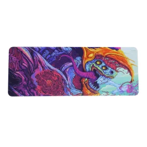 Natural Rubber Material Computer Gamer Waterproof Mouse Pad Wrist Rest Cartoon Custom Heat Transfer Gaming Stock Scratch Proof