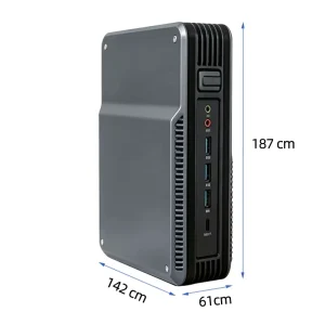New 14 Cores Office Mini PC Processor Intel Core Ultra5 125H AI Workstation Windows 11Gaming Desktop Computer Portable Micro