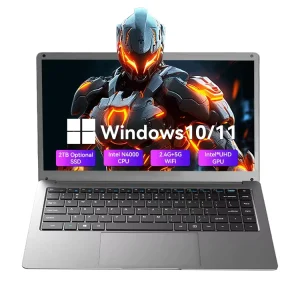 New 14″ Inch Super Thin Laptop with Intel N4000 CPU 6GB Video Memory Camera English Keyboard Windows 10 for Students