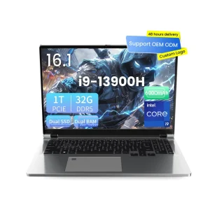 New 16″ IPS 16 10 Laptop Win 11 Pro Intel 13th Gen Core I9 13900H 16GB RAM 144Hz SSD for Gaming RTX 4060 Dedicated