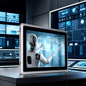 New 17 Inch 8GB 128GB All In One Industrial Computer with High Contrast Touch Screen 7th Intel I5 USB VGA Interface Panel