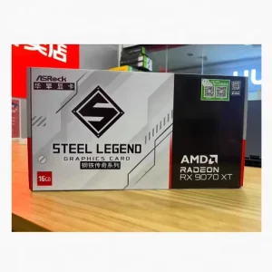 New ASRock Radeon RX 9070XT Steel Legend 16GB Desktop Fan MXM Graphics Card