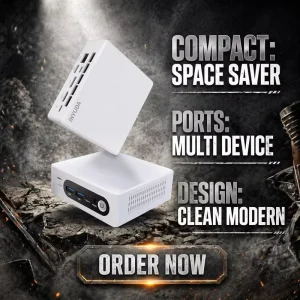 New Arrival Intel Core N150 Mini PC 32GB DDR4 512GB NVMe SSD USB3.2 Gigabit Ethernet Win11 Pro 4K Gaming Industrial Desktop