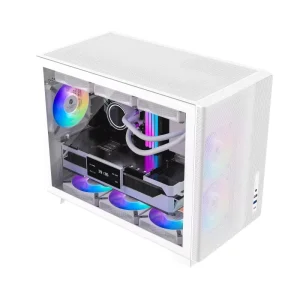 New Arrival Matx Itx Pc Computer Chassis Casing Desktop Cpu Gaming Case Support Front mounted Power Supply