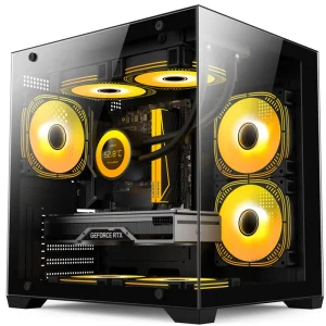 New Arrival White Atx Matx Itx Pc Computer Chassis Casing Full Mid Tower Computer Gaming Cases Desktop Cpu Case Pc Case