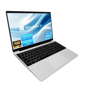 New Business Laptop Slim Design High Performance Intel N95 Quad Core 1.7GHz 16GB DDR4 RAM 512GB SSD IPS Screen Windows English