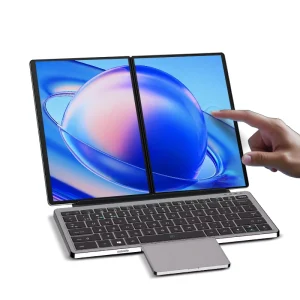 New Business Laptops 11inch 2K Dual Screen Touch Metal Laptop Intel CPU N150 Windows 11 Home 16GB RAM 1TB SSD 2 1 Wireless