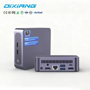 New DIXIANG Ryzen 5 5500U Mini PC 8GB RAM 256GB SSD Vega 7 GPU Win11 Small Desktop Computer for Business & Gaming