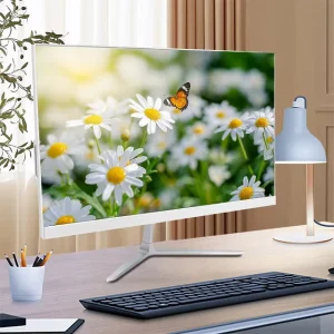New Design Factory Office Pc I9 I7 I5 1080 Desktop All in One Computer 24” Monoblock Led Ips Aio Pc