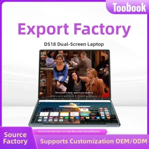 New Dual Display Touch Screen Laptop Intel Core I3 Portable Office Student Mini Laptop