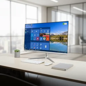 New FHD 21.5” All in One Desktop PC Intel I3 I5 I7 Quad Core Gaming for Business with IPS Screen SSD and Windows 10 11
