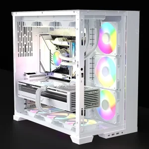 New Full Tower Computer Case LIAN LI O11 Dynamic EVO XL WHITE PC Gaming Case Full Tower Gaming PC Case
