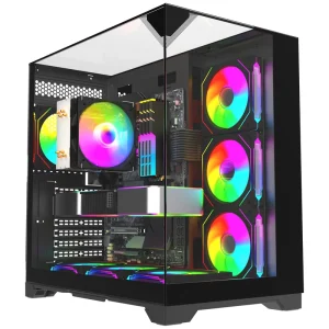 New Full Tower Gaming Computer Case RGB ATX Micro ATX PC Aluminum Alloy CPU Cabinet Pc Computer Case