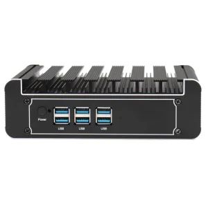 New G31 J4125 Barbone Mini Desktop PC Intel Celeron Quad Core DDR4 2TB SSD+HDD Fanless Soft Router Firewall UK EU JP