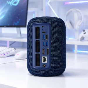 New Gaming Mini PC EXR1 Ryzen 7 8745HS Octa Core 16GB DDR5 512GB SSD USB4 WiFi 6 AMD Radeon RGB LED 4K Desktop PC