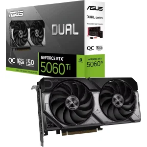 New GeForce RTX 5060 Ti 16GB GDDR7 OC Edition Desktop Graphics Card with Fan Cooling