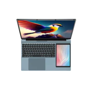 New Laptop Business Dual Screen Laptop 15.6” + 7” Touch Screen N5095 16GB RAM Wins11 Pro Laptops Computer