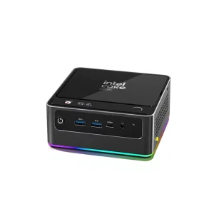 New MX MTB04 Mini Computer Intel Ultra 7 165H 16 Core DDR5 SSD Multi Region Plug Fan Cooling PC for Gaming & Business