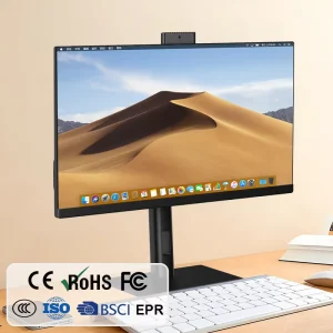 New Manufacturer AIO PC 23.8” LCD DDR4 Core I7 9th Gen All in One Desktop Computer with Windows 10 and SSD Storage