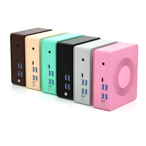 New Mini Computer for Office Education Commercial Use SSD+HDD Storage AMD Ryzen 5 Quad Core DDR4 Windows 11 Portable Desktop