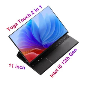 New Mini Portable WIFI 6 BT5.2 Intel I5 12th Gen Yoga Touch Screen Student Education Windows 10 Pro 2 in 1 Laptop