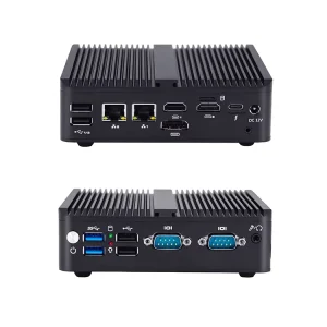 New N100 Mini PC DDR5 RAM NVMe SSD Dual LAN Dual COM 2HD+DP Thunderbolt4 Triple Display AU US EU Plug Styles