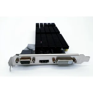 New Office Desktop Graphics Card 2GB DDR3 64 Bit Memory DVI VGA Output PCIe X16 Fan R5 230 GPU