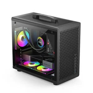 New Style Gamer Portable Computer PC Case Micro ATX Glass PC Gaming Computer Cabinet Mid Tower Desktop Case