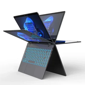 New Yoga 14Inch 360 Degrees Flip Folding Touch Screen Business Office Computadora Laptop Win 11 Pro Metal Housing 8GB 128GB