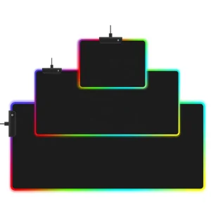Newest High Quality Custom RGB Heated Stock Rubber Gaming Mouse Pads