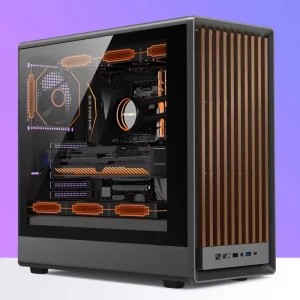 Newly Factory Full Tower Atx Matx Mini Itx Computer Chassis Tempered Glass Type C Gaming Computer Pc Cabinet Case Cases & Towers