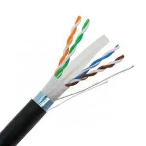 Novel Design Box Pack Computer Accessories Pull Out Shielded CAT6 Network Cable with Easy Dispensing Box for Outdoor Office