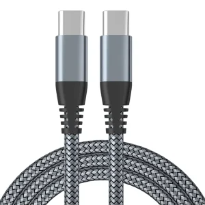 Nylon Braided PD 20V 3A USB-C to USB-C 60W Charging Cable
