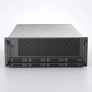 ODM 4U AI Server Chassis with LED Indicators Support 4 GPU Slots for Edge AI Training Server