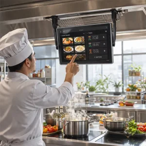 ODM OEM 15.6 21.5 Inch Restaurant Kds Commercial Kitchen Display System Full IP67 IP65 Waterproof Touch Industrial Panel PC