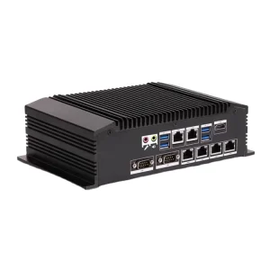 ODM OEM Popular DDR4 SO DIMM Industrial Desktop 6 Gigabit Ethernet Ports Fanless Embedded Design Industrial Computer Accessories