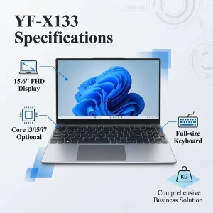 OEM 14-inch/15.6-inch Customizable AI PC with Optional Intel Core i3/i5/i7, Business Laptop