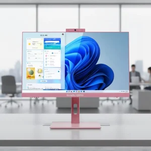 OEM 23.8inch Core I3 i5 i7 Desktop All in One PC AIO Monoblock Office Gaming SSD DDR4 DDR5 RTX 3090 16GB VRAM LED Display EU AU
