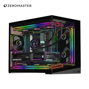 OEM ATX Gaming PC Case with Tempered Glass Mid Tower Supporting 400mm GPU and 360mm Radiator