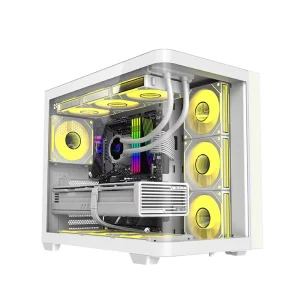 OEM ATX PC Gaming Case with ARGB LED Lighting and Tempered Glass