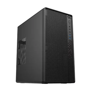 OEM Black Steel Micro ATX Computer Case with Compact Tower Design, 290mm GPU Support and Rear Fan Cooling