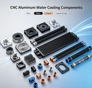 OEM CNC Aluminum Alloy Water Cooling Accessories for PC and Industrial Equipment