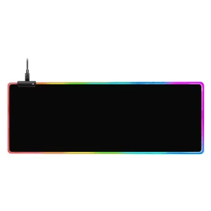 OEM Custom RGB Mouse Pads Large LED Light USB Wired Mousepad DIY Play Mat Game Accessories Products in Stock