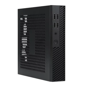 OEM DX01 Ultra Thin Mini ITX Chassis 1L Desktop PC Case External Power Solution Support VESA Mount 35W or 65 CPU Cooler PC Stand