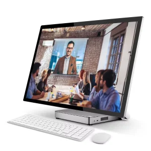 OEM Desktop Computer Set All in one PC 27inch Core I5 8GB DDR4 RAM 256GB SSD Touchscreen AIO Barebone Business Use