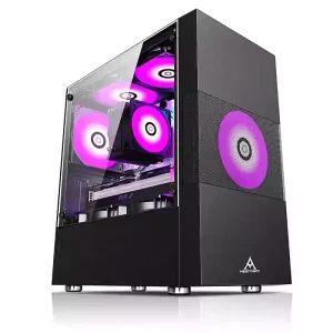 OEM Gaming Desktop PC Intel Core i7 DDR4 8GB RAM 512GB SSD ATX Aluminum Case Black White